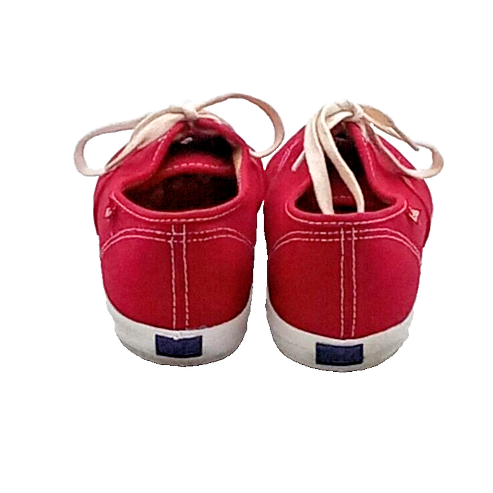 Keds Champion Sneakers Shoes Red Canvas Women's Size 8.5 Low Lace Up - Picture 7 of 13